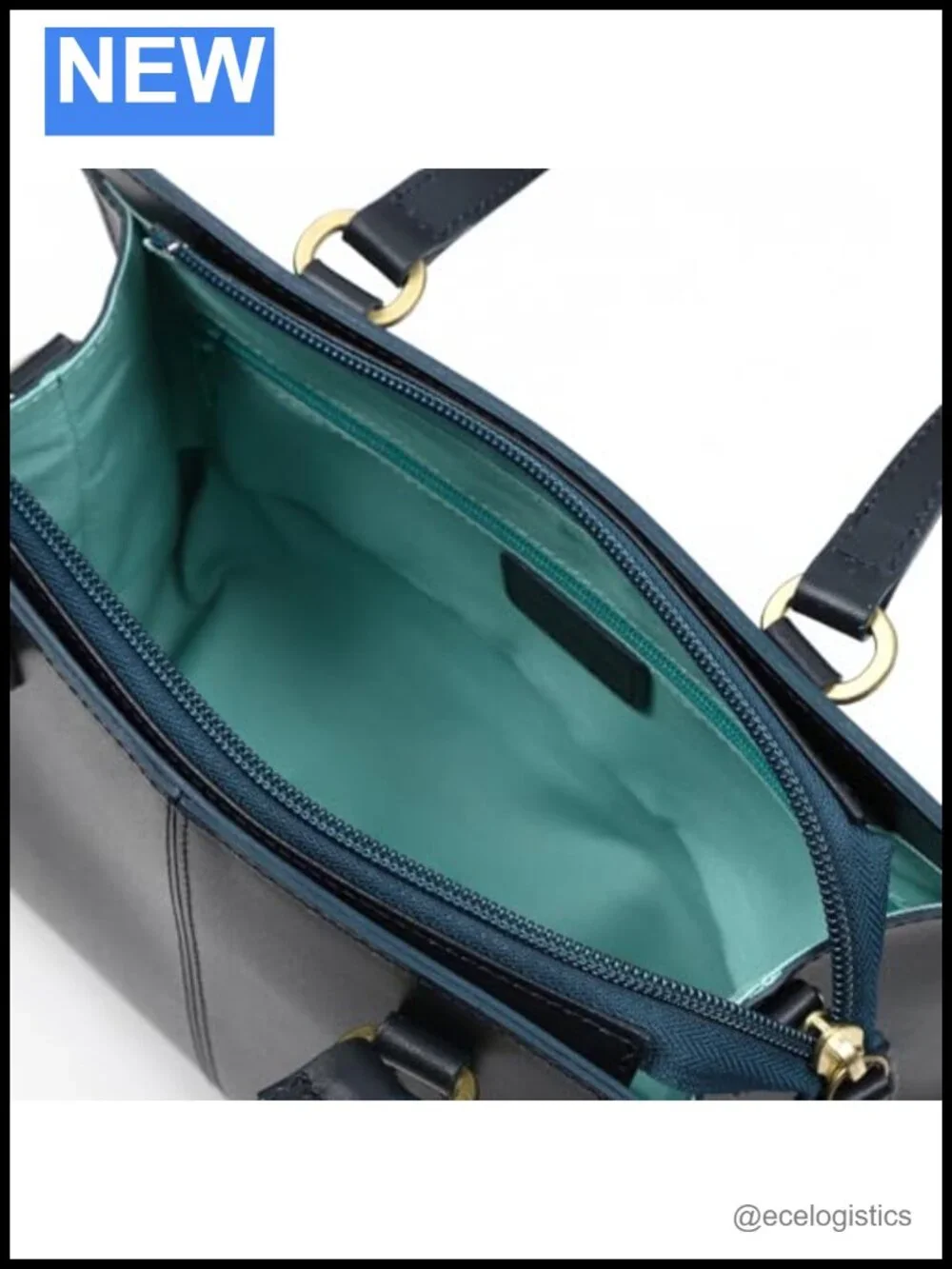 Genuine Leather Mini Tote Bag - Elegant Handbag, Crossbody Shoulder Purse